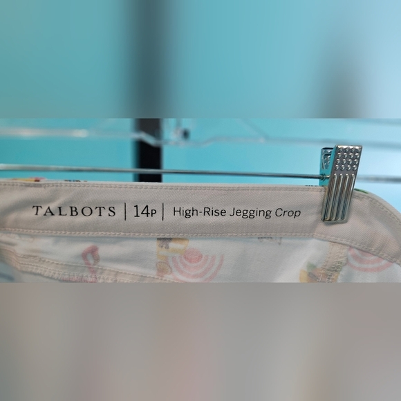 Talbots Tie-Hem Novelty Crop Capris - Picture 11 of 11